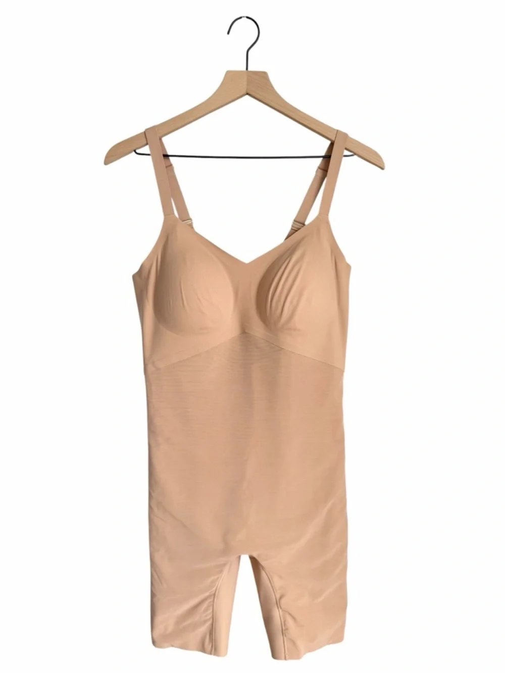 NEW Honeylove Mid-Thigh Bodysuit Sand Size XL